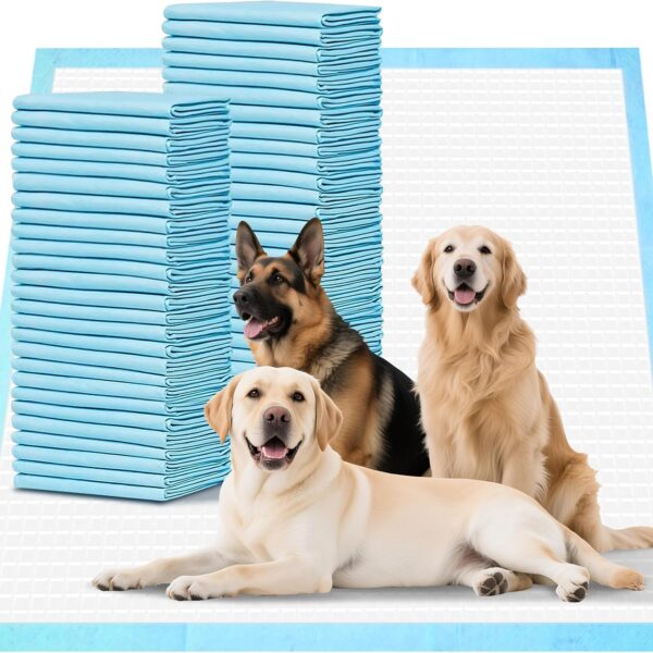 40 Pack Extra Large Dog Pee Pads, XXL Puppy Training Pads - 31.5 x 35.4 Inch, Quick Dry, 6-Layer Leak Proof Protection and Disposable Dog Pads with Super Absorbent for Indoor, Outdoor Use