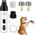 Silent Groom Pro Nail Grinder, 2026 New Dog Nail Trimmer, USB Rechargeable Pet Nail Grinder, Dog Nail Trimmers, Pet Paws Grooming Smoothing Tool