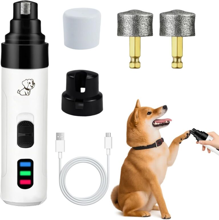 Silent Groom Pro Nail Grinder, 2026 New Dog Nail Trimmer, USB Rechargeable Pet Nail Grinder, Dog Nail Trimmers, Pet Paws Grooming Smoothing Tool