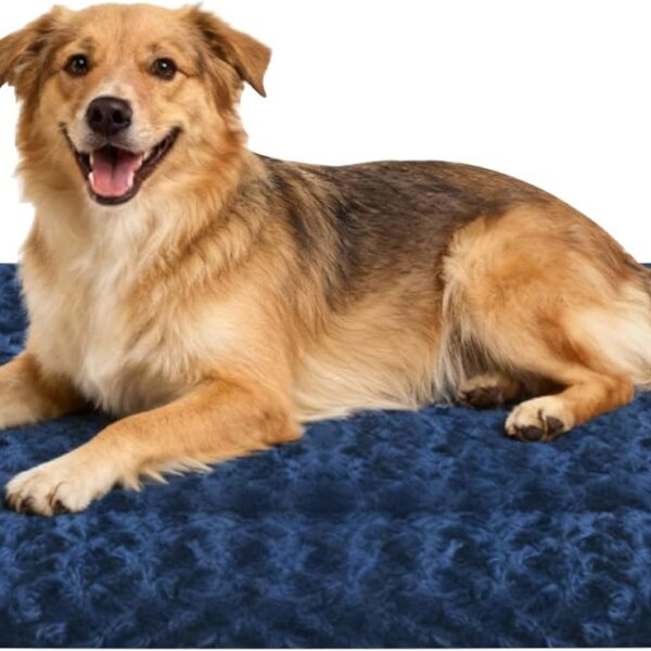 Dog Bed Mat - Dog Crate Pad - Reversible Mat for Pet Comfort - Soft Bed Crate Pads with Dual-Sided Design for All Seasons - Durable, Machine Washable Mat for Crates, Travel, and Home