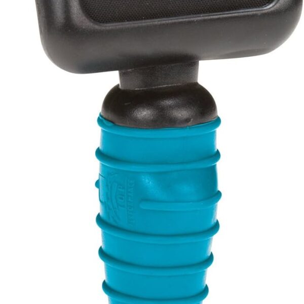 Master Grooming Tools Ergonomic Soft Slicker Brushes  Molded Brushes for Grooming Dogs - Small, 3" x 2" Black