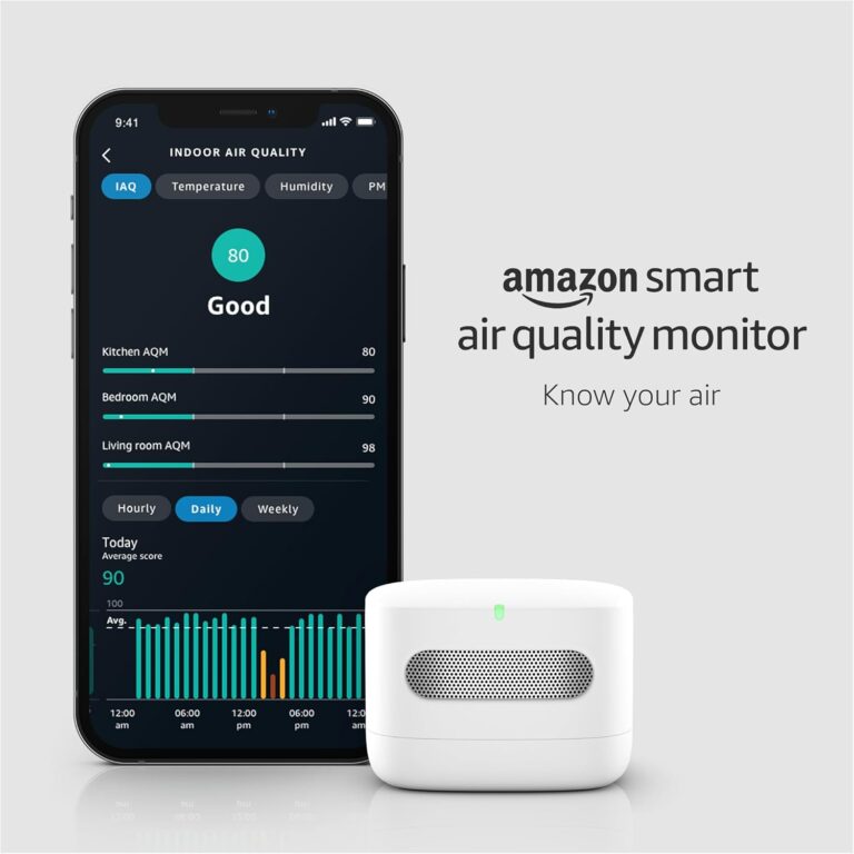 Amazon Smart Air Quality Monitor  Know your air, Works with Alexa