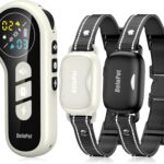 Delupet Dog Shock Collar 2 Dogs- 4500FT Dual-Direct Dog Training Collars with Remote for Small Medium Large Dog, IPX8 Waterproof Rechargeable E-Collar with Beep(1-8), Vibration(1-3), Shock(0-99), Grey