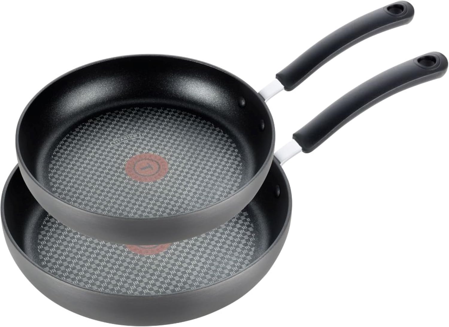 T-fal Ultimate Hard Anodized Nonstick Fry Pan Set 2 Piece, 10, 12 Inch, Oven Broiler Safe 400F, Cookware, Pots and Pans Set Non Stick, Kitchen Frying Pans, Cooking Skillets, Dishwasher Safe, Grey T-fal Ultimate Hard Anodized Nonstick Fry Pan Set 2 Piece, 10, 12 Inch, Oven Broiler Safe 400F, Cookware, Pots and Pans Set Non Stick, Kitchen Frying Pans, Cooking Skillets, Dishwasher Safe, Grey