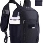 Blue Quartz 15L Small Hiking Backpack with Chest Pockets for Phone, Ultralight Hiking Daypack with Sternum Straps, Lightweight Foldable Packable Back Pack for Women Men(patent pending)