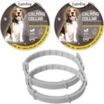 Calming Collar for Dogs 2 Pack Dog Pheromone Calm Collars Relief Anxiety Stress Separation Lasts 60 Days Relieve Bad Behavior up to 27 Inche Size Flexible Adjustable for All Small Medium and Large Dog