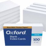 Oxford Blank Index Cards, 4 x 6 Inches, White, 10 Packs of 100 (40)