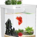 Smart Betta Fish Tank 1.5 Gallon Aquarium (White)