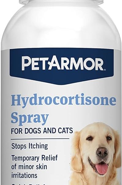 PetArmor Hydrocortisone Spray for Dogs & Cats, 4 oz