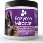 Enzymes for Cats & Dogs : Enzyme Miracle (100 Servings) : for Digestive Stress, Pancreatic Concerns, and Healthy Weight Management.