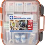 24/7 First Aid OSHA Compliant First aid Kit, All-Purpose 100-Person Emergency First Aid Kit for Business, Home, and Car in Plastic Case with Easy-Slide Latches, 336 Pieces
