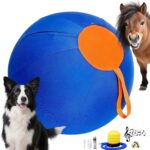 25" Herding Ball for Dogs  Durable Horse Ball Style Dog Toy with Cover  Dog Herding Toy for Outdoor Play, Training & Exercise  Great for Australian Shepherds & Large Breeds