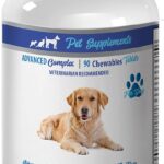 PET SUPPLEMENTS Dog Immune Booster Organic - Dogs Immune Support - Advanced CHEWABLE Treats - Premium - red Clover Dogs - 1 Bottle (90 Chews)