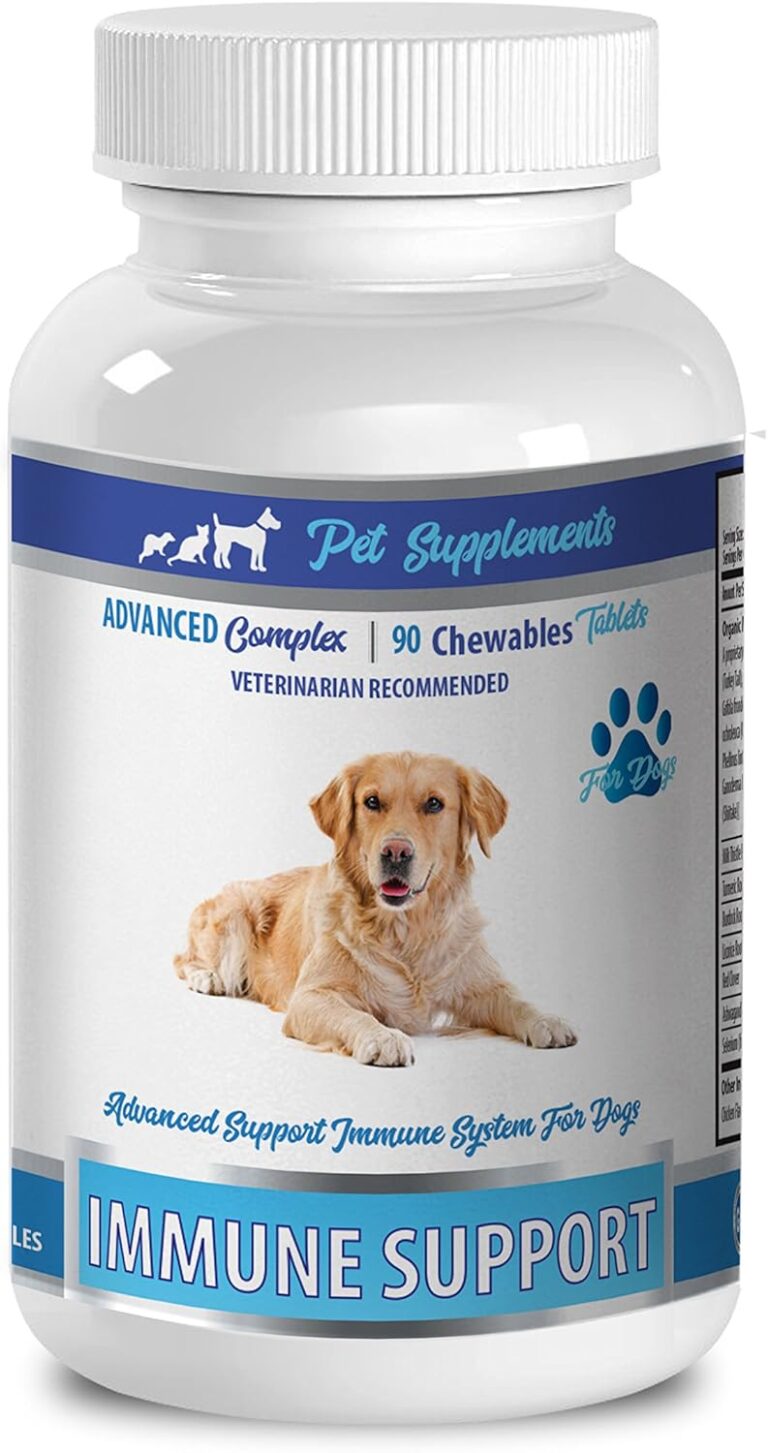 PET SUPPLEMENTS Dog Immune Booster Organic - Dogs Immune Support - Advanced CHEWABLE Treats - Premium - red Clover Dogs - 1 Bottle (90 Chews)