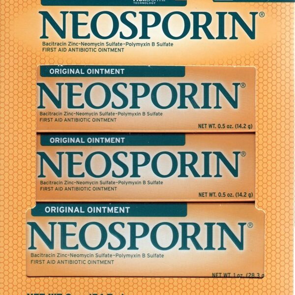 Neosporin Original First Aid Antibiotic Ointment Combo Pack, 2oz