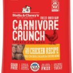 Stella & Chewy's Freeze-Dried Raw Dog Treats - Carnivore Crunch for Training - Natural Limited Ingredient, Grain-Free - Perfect for Picky Eaters - Chicken Recipe - 3.25 oz Bag