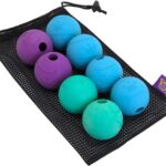 Chew King Fetch Balls Extremely Durable Natural Rubber Toy 2.5 inch, 8-pack (CM-0264-CS01)