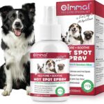 Hot Spot Spray for Dogs, Itch Relief for Dogs, Relieve Irritated Skin, Long Lasting Moisturizing, Emotional Soothing,Pure Plant-Based Ingredients-100ml