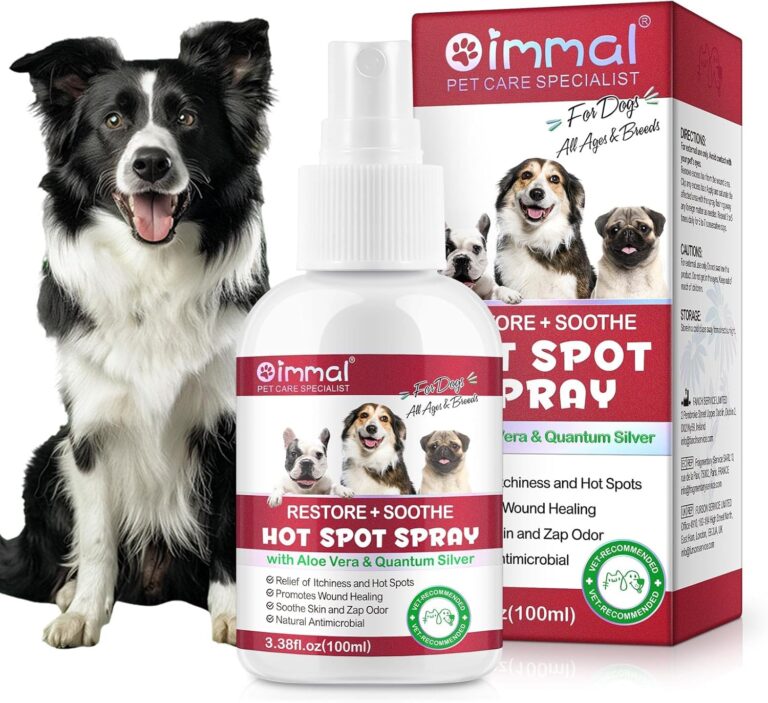 Hot Spot Spray for Dogs, Itch Relief for Dogs, Relieve Irritated Skin, Long Lasting Moisturizing, Emotional Soothing,Pure Plant-Based Ingredients-100ml