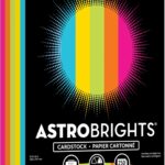 Astrobrights Color Cardstock -"Bright" Assortment, 65 lb Cover Weight, 8.5 x 11, Assorted, 250/Pack
