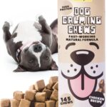 MalsiPree Calming Chews for Dogs - 145 Count Chicken - Anxiety & Stress Relief for Fireworks, Storms, Barking & Separation - with Melatonin - No Sedative Effect