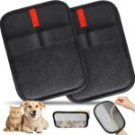 Pet Hair Removal Gloves Brush,Magic Brush,Upgraded Thickened Electrostatic ,New Reusable Cat Dog Hair Remover Grooming Gloves,Double Sided Washable Static Animal Fur Removal Tool for Couch,Clothes,Car