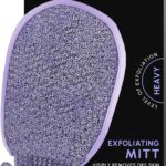 Brooklyn Botany Exfoliating Mitt for Bath and Shower  Heavy Duty Exfoliating Body Scrubber for Massage and Dead Skin Remover for Body  1 Mitt