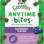 Greenies Anytime Bites Dog Treats, Blueberry Flavor, 10.3 oz. Bag