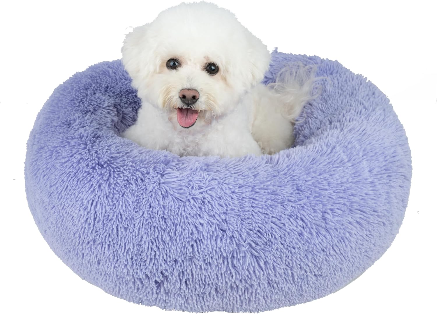 Best Pet Supplies Dog House Bed Crate Mat Tent Indoor Round Soft Plush for Small, Medium, and Large Breeds - Lavender, 20 x 20 x 6 Best Pet Supplies Dog House Bed Crate Mat Tent Indoor Round Soft Plush for Small, Medium, and Large Breeds - Lavender, 20 x 20 x 6
