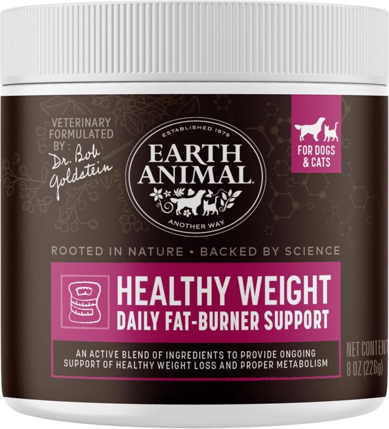 Earth Animal Apothecary Powder Supplement - Healthy Weight Nutritional Powder for Dogs & Cats - 8 oz
