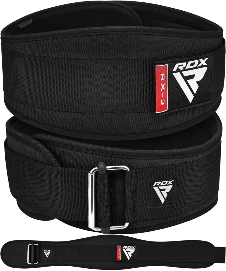 RDX Weight Lifting Belt AUTO LOCK, 6.5 Padded Back Support, Men Women Gym Fitness Strength Training, Bodybuilding Powerlifting Weightlifting Workout, Deadlift Squat, Pro Exercise Equipment