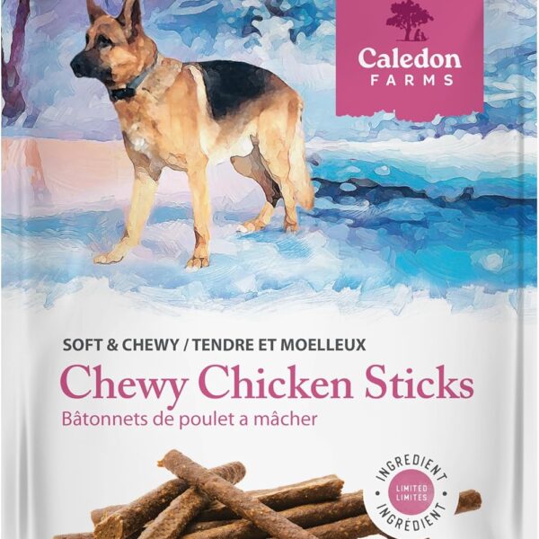 Caledon Farms Chewy Chicken Sticks Dog Treats: 220G/7.8OZ