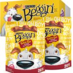 Purina Beggin' Strips Real Meat Dog Treats, Thick Cut Hickory Smoke Flavor - (Pack of 2) 26 oz. Pouches