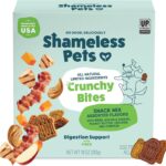 Shameless Pets Crunchy Dog Treats - Snack Mix Variety, 10oz - Healthy Dog Biscuits & Cookies Treats for Small, Medium, and Large Dogs - Made in The USA - Free from Corn & Soy