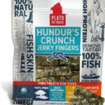 PLATO Hundur's Crunch Jerky Fingers 3.5oz, Natural