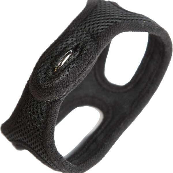 Velpro Mesh Pet Shoulder Harness Collar, 13"-14", Black