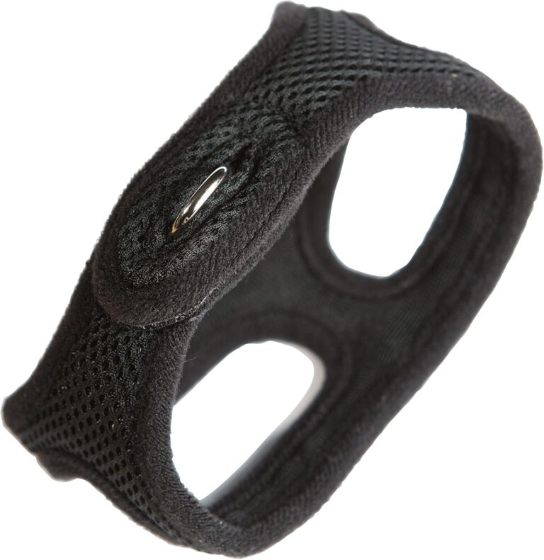 Velpro Mesh Pet Shoulder Harness Collar, 13"-14", Black