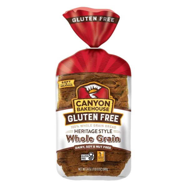 Canyon Bakehouse Heritage Whole Grain Bread, 24 oz (Frozen)