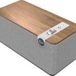 Klipsch The One Plus Premium Bluetooth Speaker System with Two 2.25 Full Range Drivers, 4.5 Woofer, Bluetooth 5.3 with Up to 40 ft. of Distance, Walnut
