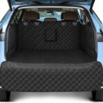 Smatto SUV Cargo Liner for Dogs, Waterproof Pet Cargo Cover with Bumper Flap Protector, Scrachproof Non-Slip Dog Seat Mat for SUVs Sedans Vans, Large Size Universal Fit