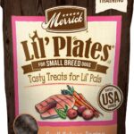 Merrick Lil Plates Grain Free Small Dog Treats, Natural Training Treats For Small Dogs, Small Salmon Recipe - 5 oz. Pouch