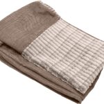 Furhaven Replacement Dog Bed Cover Luxe Faux Fur & Performance Linen Sofa-Style, Machine Washable - Woodsmoke, Jumbo (X-Large)