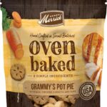 Merrick Oven Baked Natural And Crunchy Bag Of Treats, Dog Chicken Treats, Grammys Pot Pie With Real Chicken - 11 oz. Bag