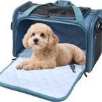 EliteField Deluxe Soft-Sided Pet Carrier (3 Year Warranty, Airline Approved), Travel Bag for Dogs, Cats & Small Pets, with Expandable Mat