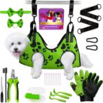 2025 16-in-1 - Dog Grooming Hammock - Dog Hanger for Nail Trimming - Dog Grooming Sling - Cat Sling for Cutting Nails - Cat Hammock for Nail Trimming - Dog Restraint for Nail Clipping