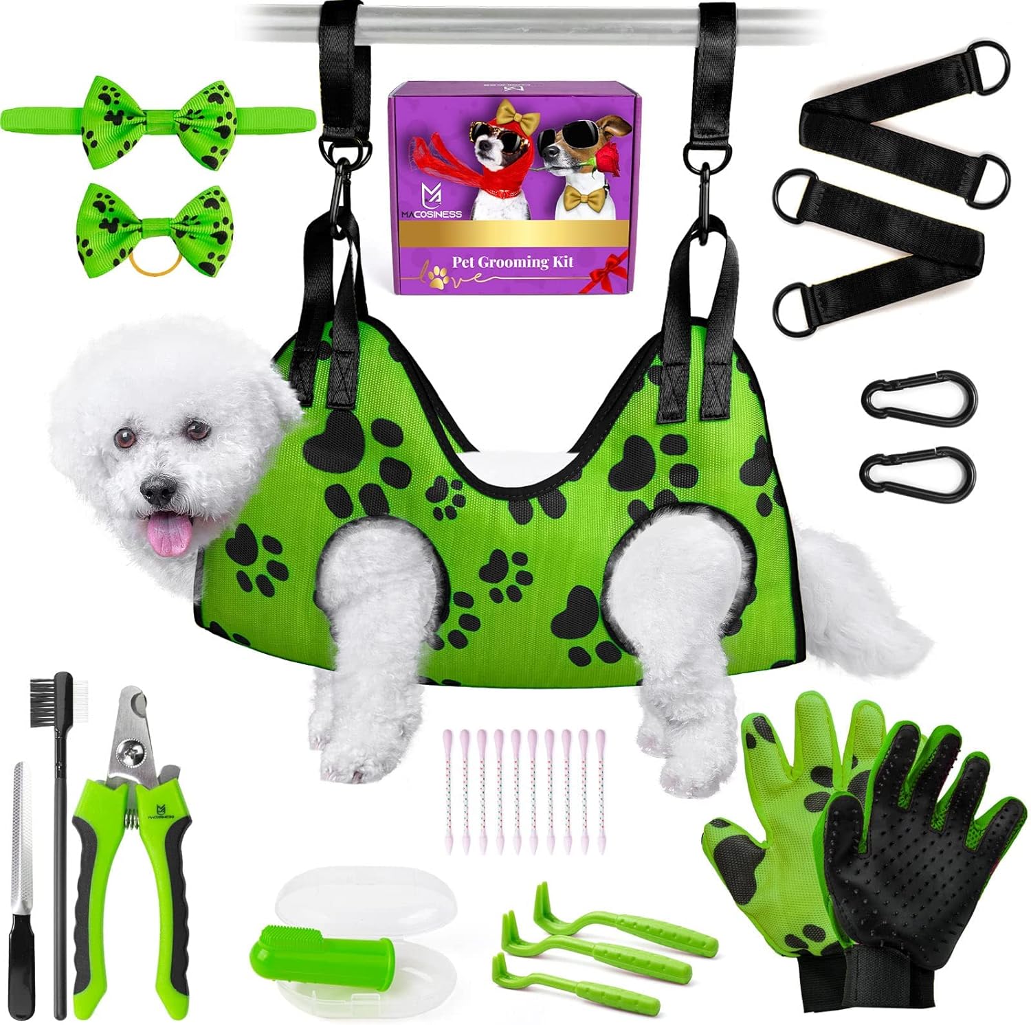 2025 16-in-1 - Dog Grooming Hammock - Dog Hanger for Nail Trimming - Dog Grooming Sling - Cat Sling for Cutting Nails - Cat Hammock for Nail Trimming - Dog Restraint for Nail Clipping 2025 16-in-1 - Dog Grooming Hammock - Dog Hanger for Nail Trimming - Dog Grooming Sling - Cat Sling for Cutting Nails - Cat Hammock for Nail Trimming - Dog Restraint for Nail Clipping