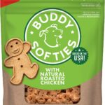 Buddy Biscuits Softies 6 oz. Bag, Soft & Chewy, Natural Roasted Chicken Flavor Dog Treats, Oven Baked in The USA