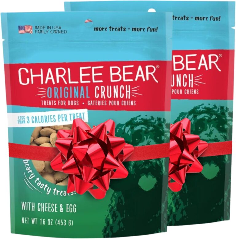 Charlee Bear Dog Treat with Cheese & Egg (2 Pack) 16 oz Each
