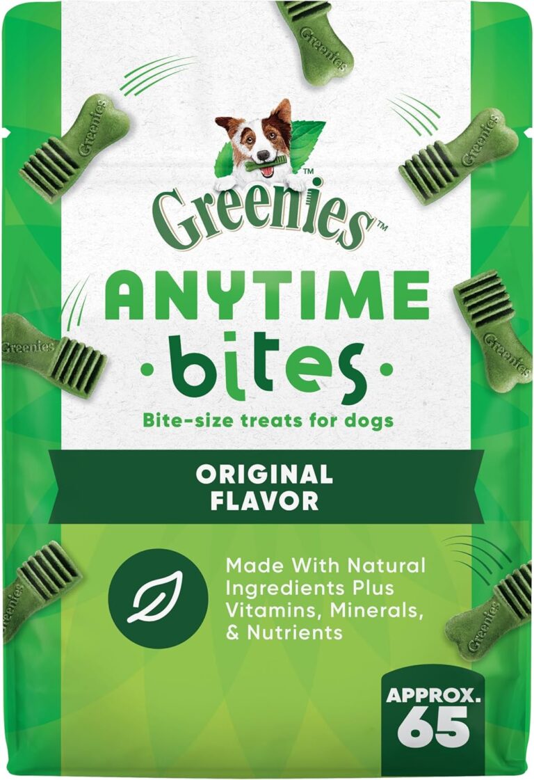 Greenies Anytime Bites Dog Treats, Original Flavor, 10.3 oz. Bag