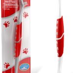 Pet Toothbrush for Dogs, Cats with Soft Bristles - Easy Teeth Cleaning & Dental Care, Non Slip Dual Head Dog Toothbrush for Medium & Large Pets, Toothpaste Not Included, Pack of 1